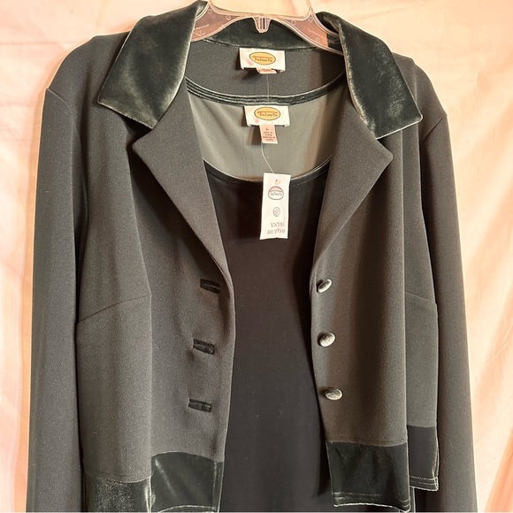 Talbots Women’s Green Dress w/ Jacket - Picture 9 of 13